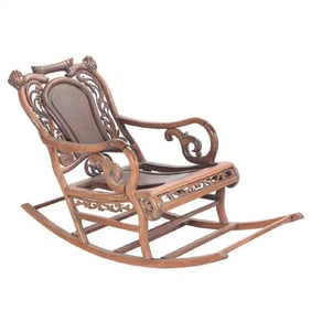 Wood furniture swing chair