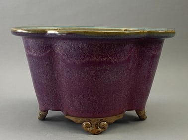 Chinese Song Jun Kiln Transformation Glaze porcelain Flower pot