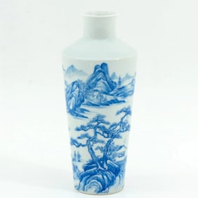 Chinese Qing Dynasty qianlong period mark porcelain vase