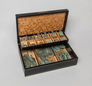 A group of Chinese bronze coins