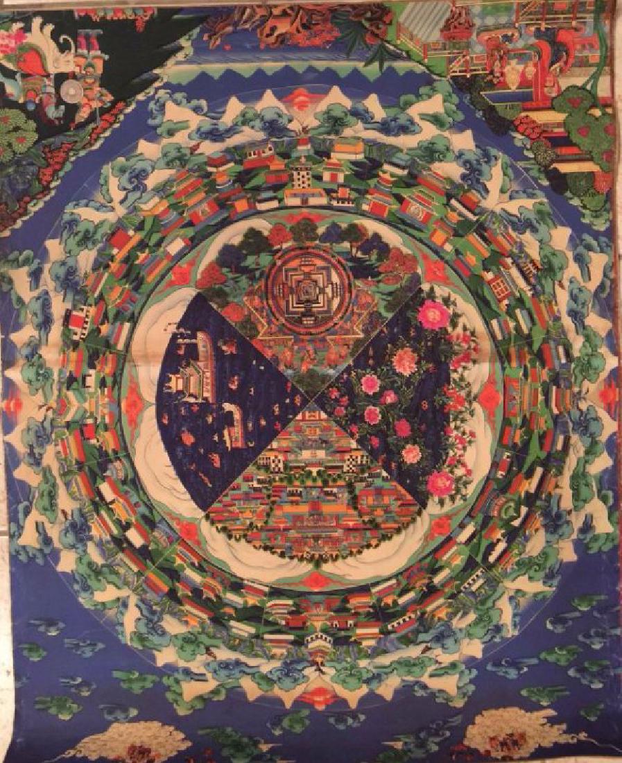 a rare Tangka buddha painting (1 of 4)