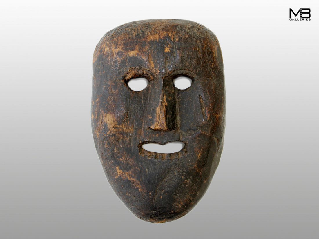 Old Himalayan Mask Oval Form (1 of 2)