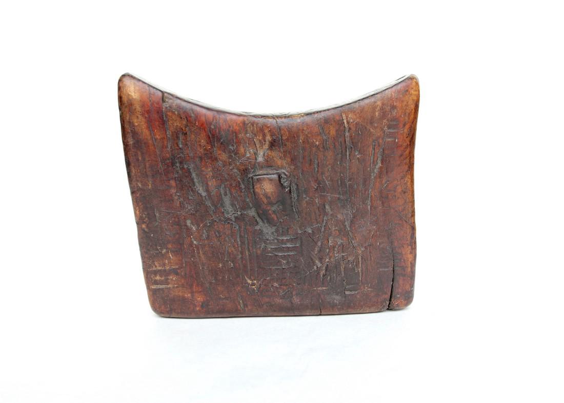Ethiopian Headrest #1, Dark Patination (1 of 2)