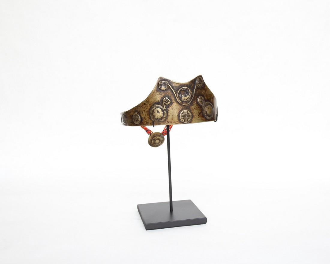 Naga Brass Crown, NE India (1 of 3)