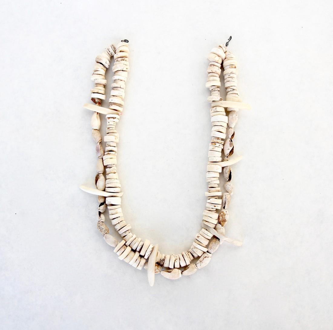 S. California Indian Shell Bead Necklace, Santa Barbara (1 of 3)