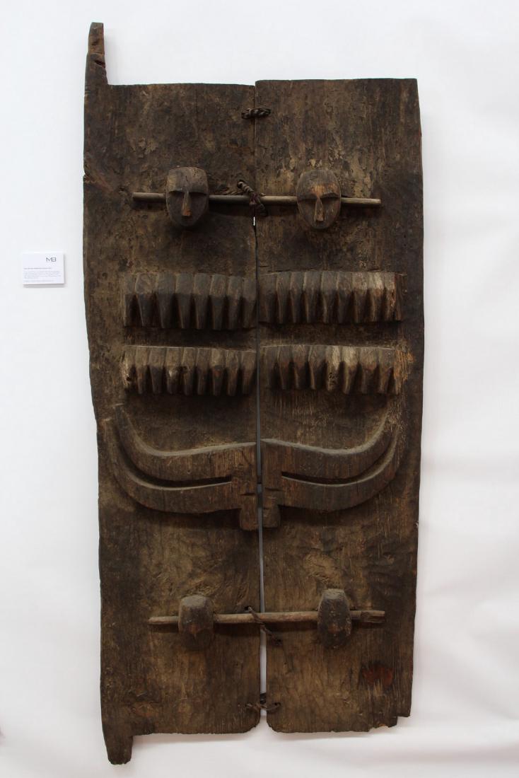 Large, Superb Old Naga NE India Headhunter Granary Door (1 of 7)