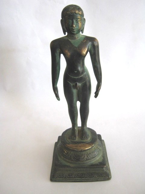 BRONZE JAIN STANDING STATUE (1 of 10)