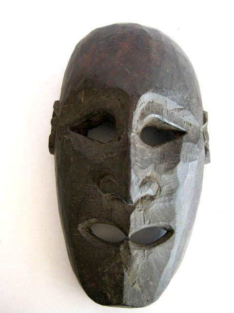 HIMALAYAN MASK HAND CARVED (1 of 7)
