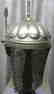HELMET INDIAN SIKH WARRIOR SILVER MELON CUT - 6
