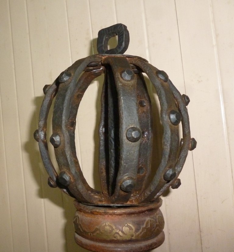 RARE MACE HEAD UNIQUE HANDMADE IRON HEAVY STEEL