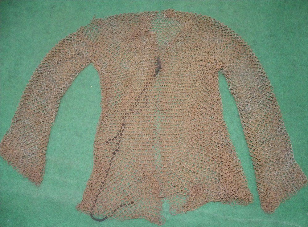 RARE INDO PERSIAN WARRIOR IRON CHAIN MAIL SHIRT (1 of 5)