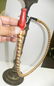 ANTIQUE ASIAN TOBACCO SMOKING PIPE CHARCOLE FIRE WATER - 7