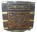 ANTIQUE 4 WOOD BOTTLE WOODEN BRASS FIT PERFUME BOX - 5