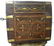 ANTIQUE 4 WOOD BOTTLE WOODEN BRASS FIT PERFUME BOX - 6