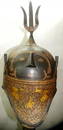 INDO PERSIAN KULAH KHUD WARRIOR HELMET GOLD WORK