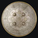 ARMOR MUSEUM LEVEL PERSIAN STYLE WARRIOR SHIELD ARABIC CALLIGRAPHY ENTIRE SURFACE FLORAL ENGRAVING