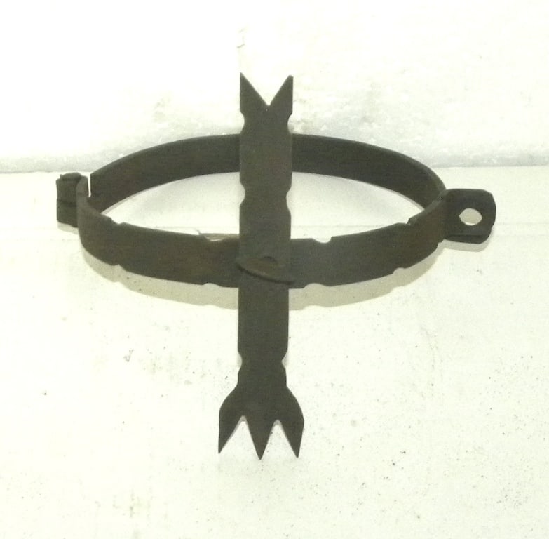 MEDIEVAL TORTURE INSTRUMENT HERETIC FORK HAND FORGED STEEL (1 of 6)