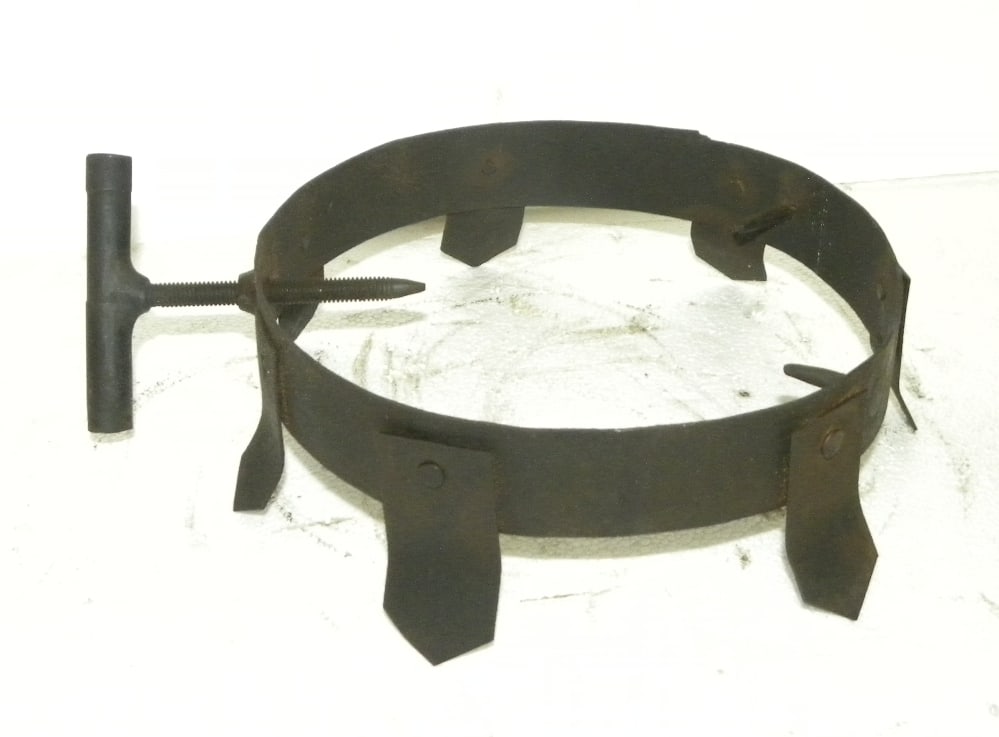 TORTURE NECK / HEAD COLLAR SPIKE HAND FORGED STEEL KNOB (1 of 6)