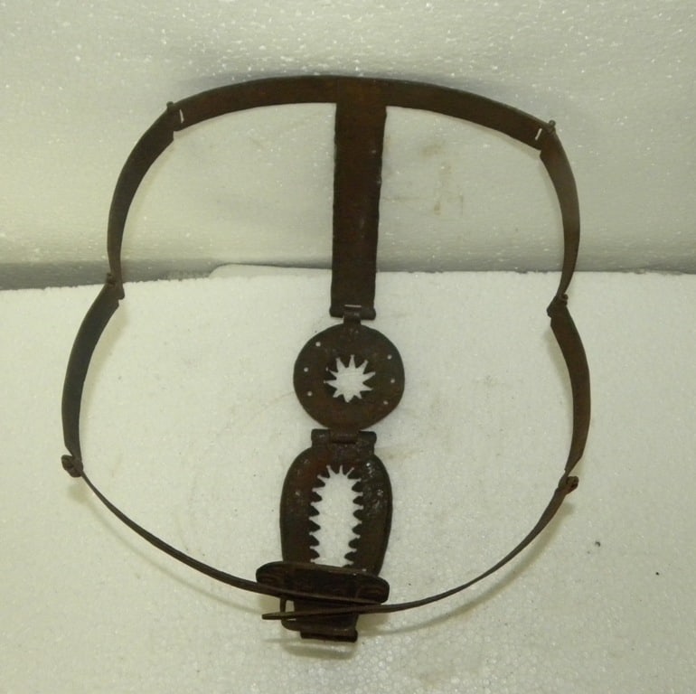 RARE CHASTITY BELT FOR WOMEN HAND MADE OF IRON: Chastity belt hand made for women. In older times when king use go out station or in war for many days, king use to make this iron chastity belt wear queen and lock so she cannot have sex with any oth