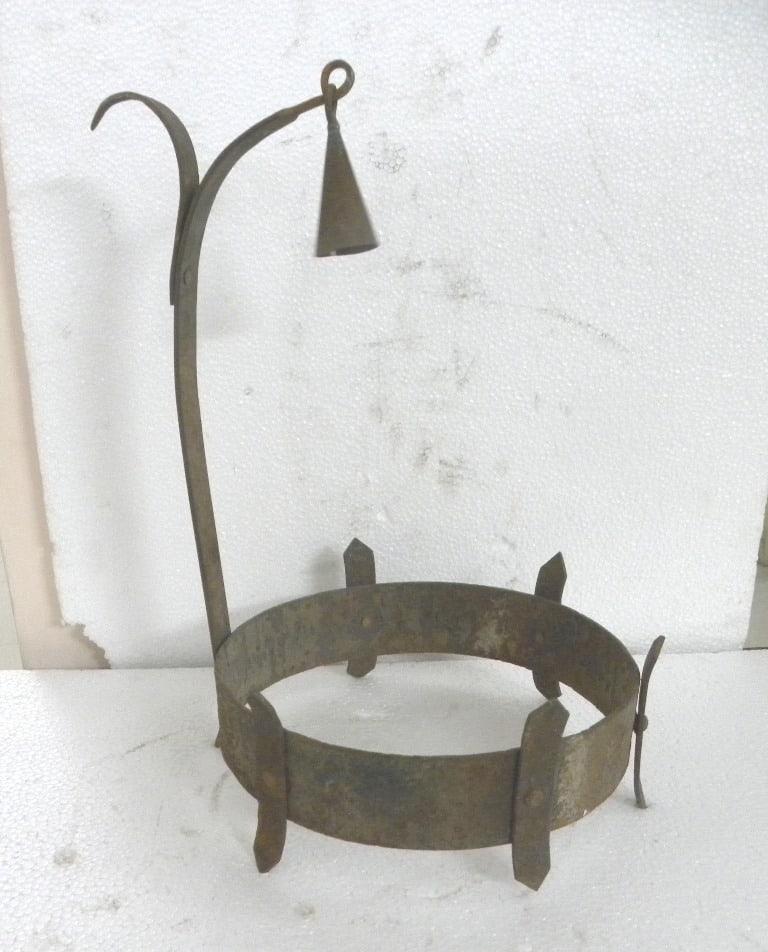 PUNISHMENT COLLAR WITH BELL HAND FROGED STEEL (1 of 5)