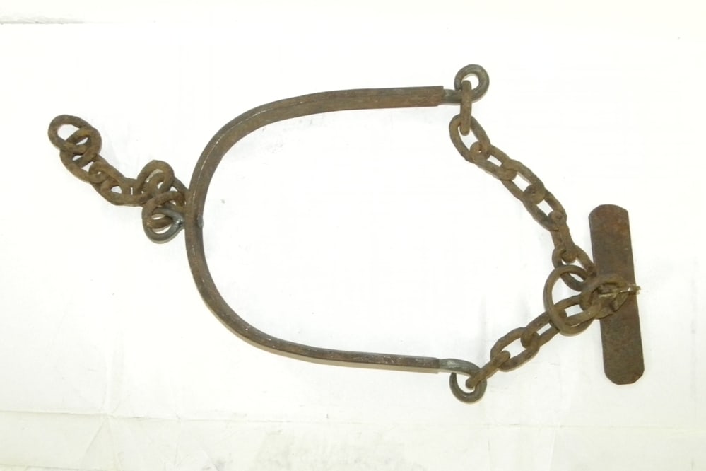 SLAVE TRANSPORT COLLAR HAND FORGED HEAVY STEEL (1 of 5)