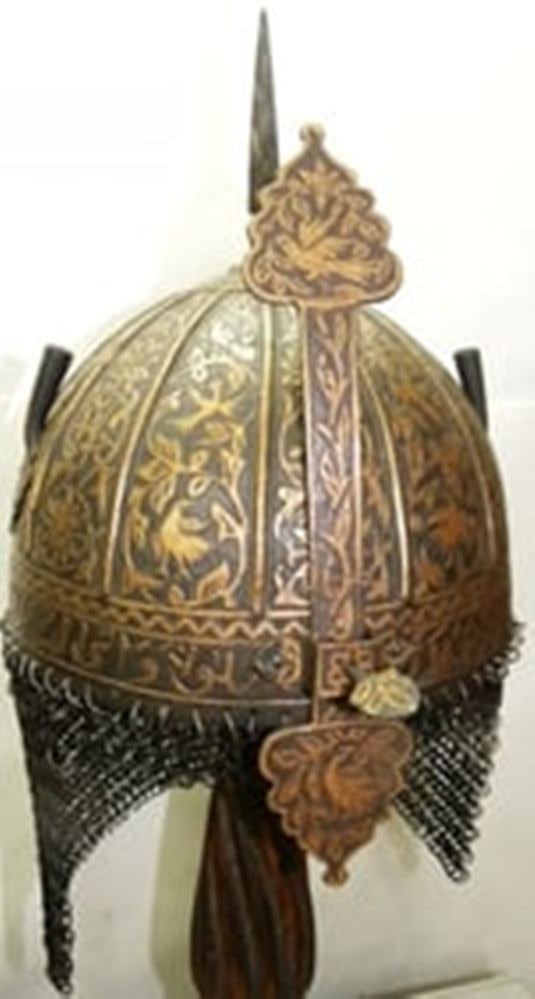 INCREDIBLE ORNATE HELMET HELMET 14 BIRDS FIG ENGRAVED ARABIC INSCRIPRION MELON CUT SURFACE FLORAL (1 of 8)