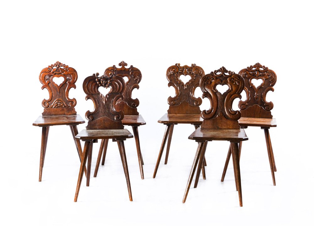 SATZ VON 6  BRETTSTÃœHLEN (1 of 1)