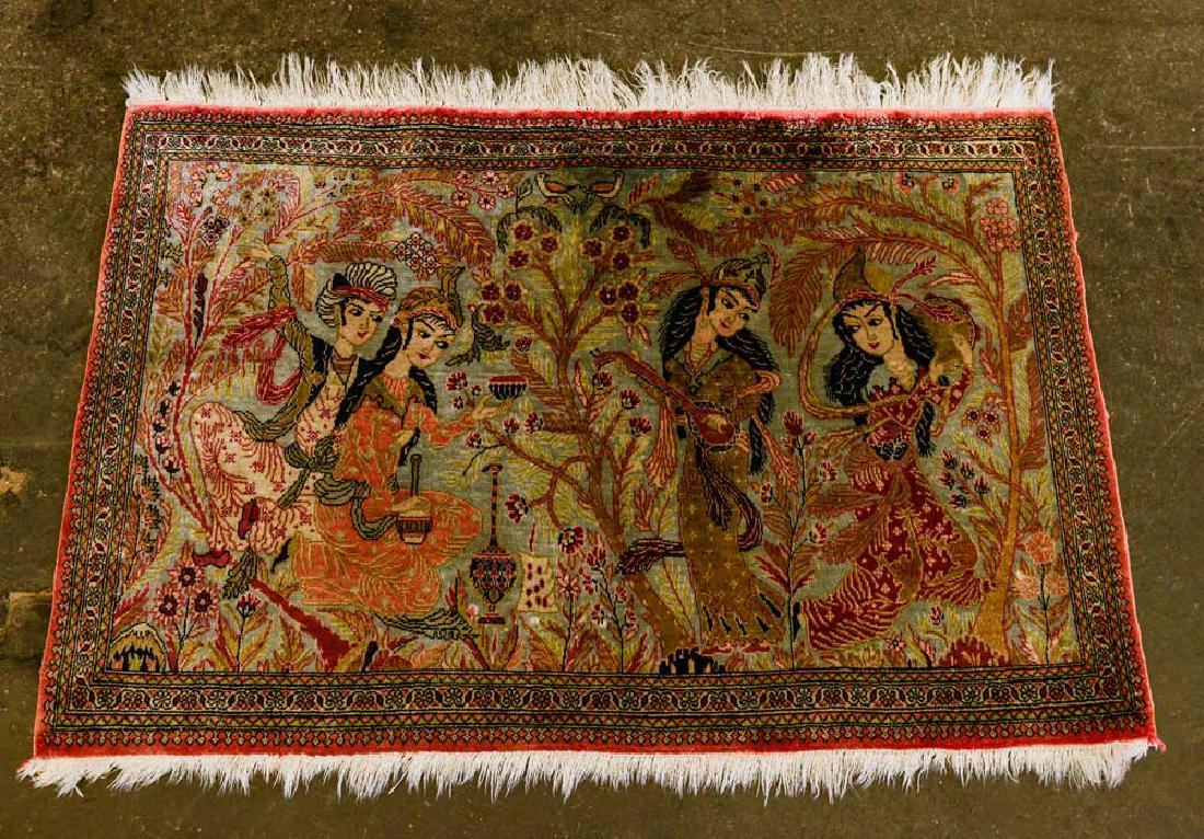 Orientteppich aus Seide. GHOM/PERSIEN, 20. jh., ca. (1 of 2)