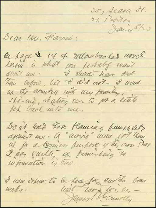 1976 Olympic Autograph James Bconnolly 1896
