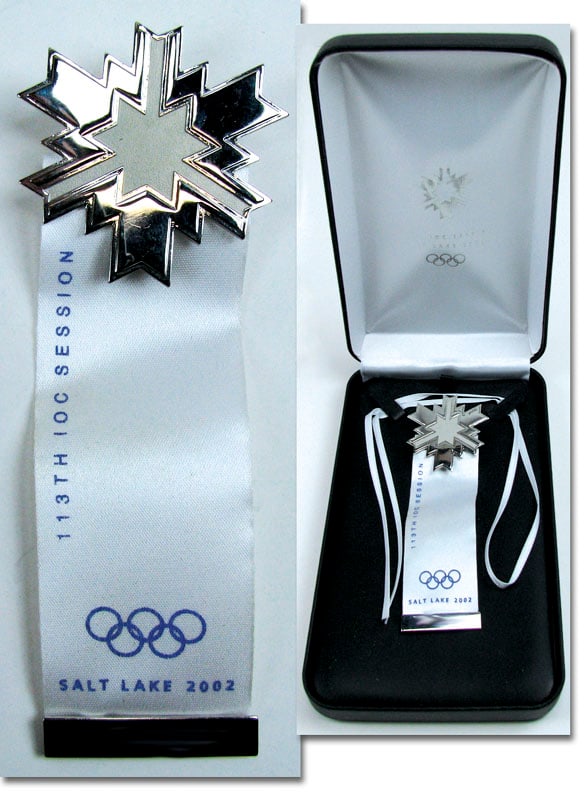 Olympic Games IOC Session badge 2002 Salt Lake Ci - Official participation badge for the "113th IOC (1 of 1)