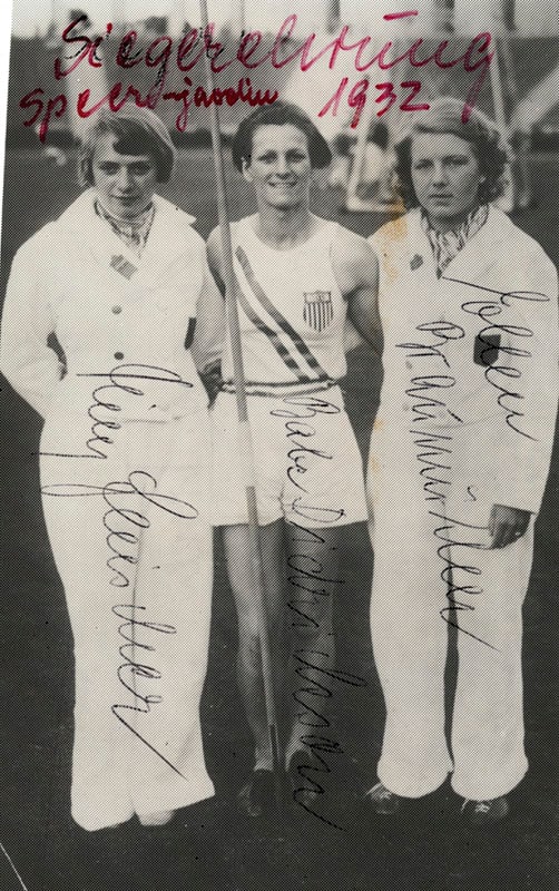 Autograph Olympic Athletics 1932. Javeling - (1 of 1)