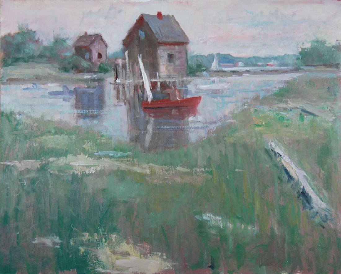 Harry Barton: Harry Barton (1908-2001). Medium: Oil on Masonite. Size:. Signature: