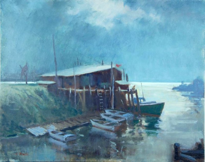 Harry Barton: Harry Barton. "Moonlight Bay". "Moonlight Bay" Harry Lang Barton was active/lived in New York. Harry Barton is known for illustration-book.Harry was a member of the American Artists Professional Leagu