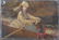 Woman, rowing with her dog and flower basket. - 2