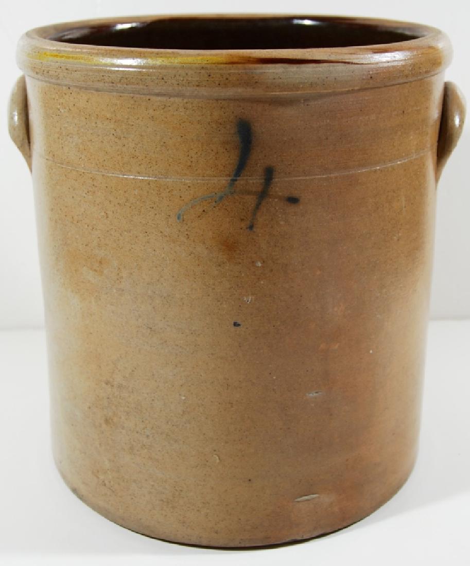 Stoneware: Stoneware. 4 gallon. Size: 12 X 11 X 12.5