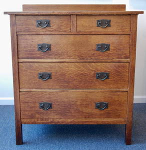 Gustav Stickley Mission bureau, Arts and Craft