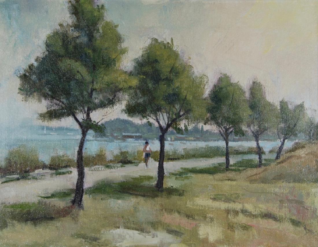 Harry Barton: Estate stamp on verso. Harry Lang Barton was active/lived in New York. Harry Barton is known for illustration-book.Harry was a member of the American Artists Professional League, the Salmagundi Club,