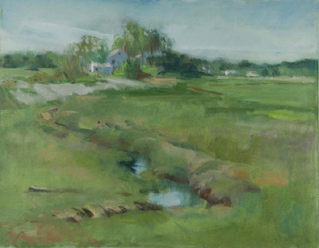 Harry Barton: Estate stamp on verso. Harry Lang Barton was active/lived in New York. Harry Barton is known for illustration-book.Harry was a member of the American Artists Professional League, the Salmagundi Club,