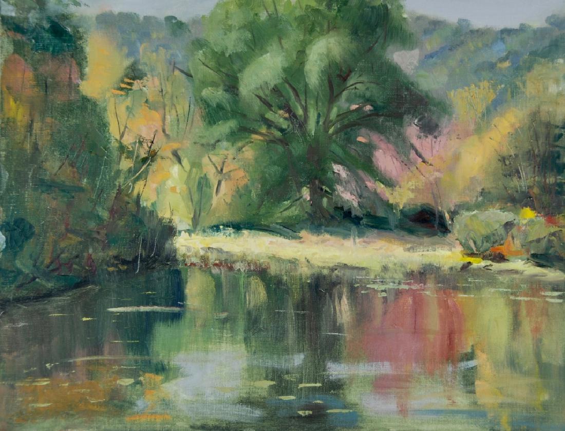 Harry Barton: Estate stamp on verso. Harry Lang Barton was active/lived in New York. Harry Barton is known for illustration-book.Harry was a member of the American Artists Professional League, the Salmagundi Club,