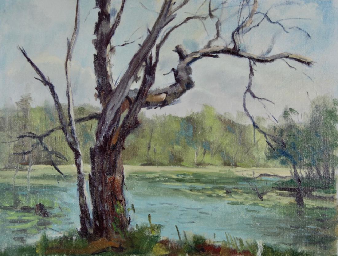 Harry Barton: Estate stamp on verso. Harry Lang Barton was active/lived in New York. Harry Barton is known for illustration-book.Harry was a member of the American Artists Professional League, the Salmagundi Club,