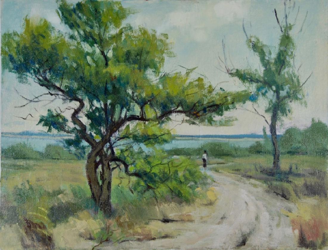 Harry Barton: Estate stamp on verso. Harry Lang Barton was active/lived in New York. Harry Barton is known for illustration-book.Harry was a member of the American Artists Professional League, the Salmagundi Club,