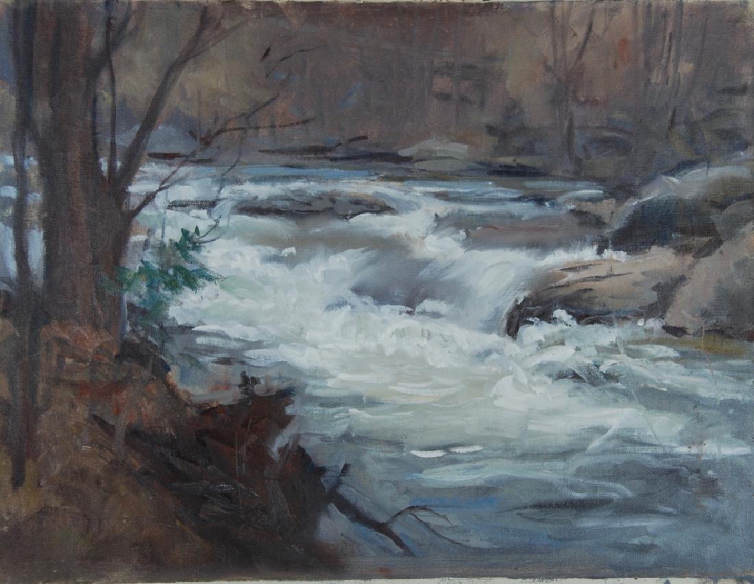 Harry Barton: Estate stamp on verso. Harry Lang Barton was active/lived in New York. Harry Barton is known for illustration-book.Harry was a member of the American Artists Professional League, the Salmagundi Club,