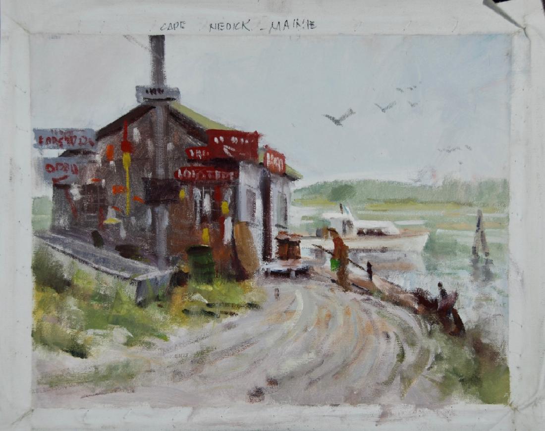 Harry Barton: Estate stamp on verso. Harry Lang Barton was active/lived in New York. Harry Barton is known for illustration-book.Harry was a member of the American Artists Professional League, the Salmagundi Club,