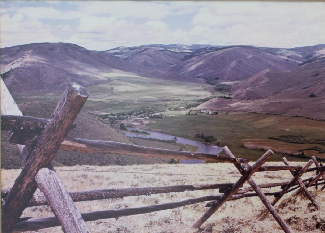 Fritz Henle: On Verso: Taken in 1940, won 2 First Prizes, I. Colliers Magazine published Circa 1946. II. Popular Photography Published under Bruce Downs circa 1948. Title: A-A Ranch Wyoming". Medium: Print Color. 