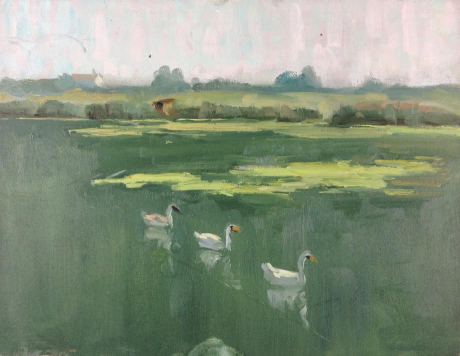 Harry Barton: Harry Barton. Estate stamp on verso. Harry Lang Barton was active/lived in New York. Harry Barton is known for illustration-book.Harry was a member of the American Artists Professional League, the Sal