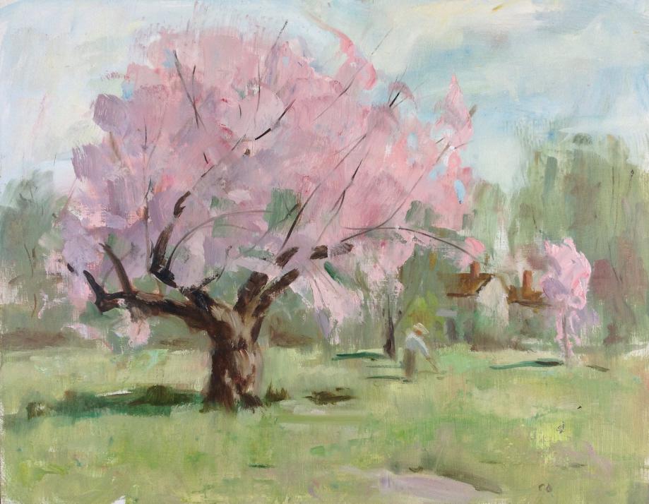 Harry BArton: Harry BArton. Estate stamp on verso. Harry Lang Barton was active/lived in New York. Harry Barton is known for illustration-book.Harry was a member of the American Artists Professional League, the Sal