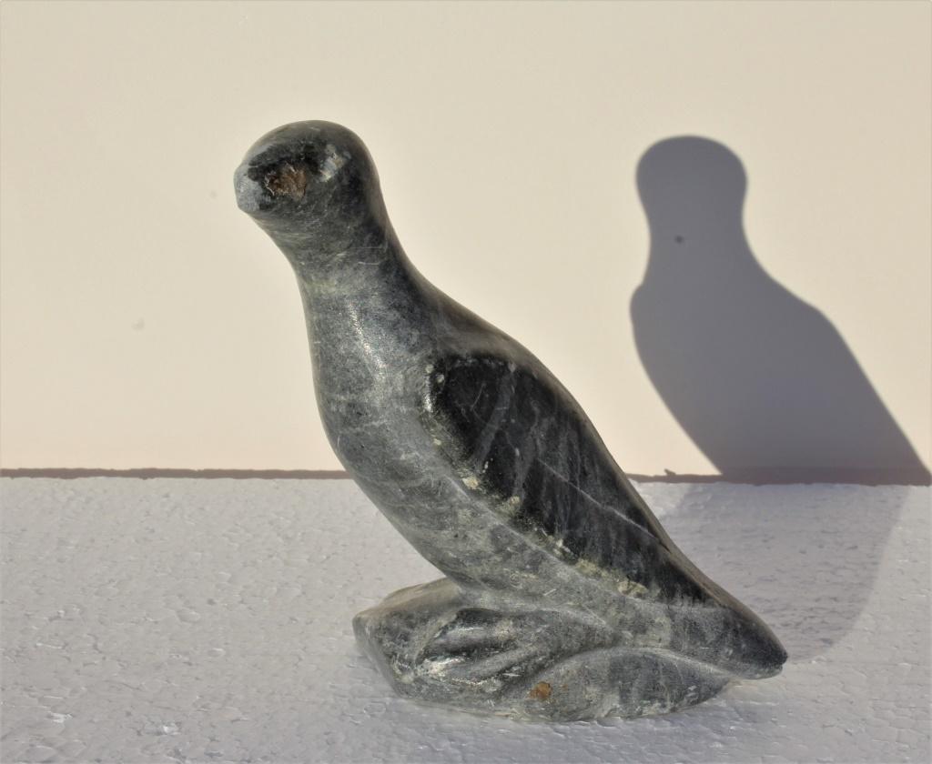 Inuit Bird: Inuit Bird. Title: Inuit Bird. Size: 3 X 4 X 1.5 in. Unframed.