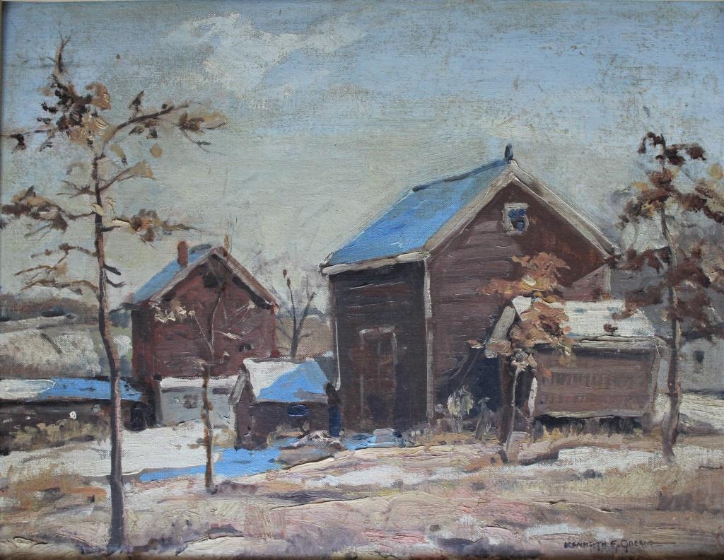 Kenneth E. Green, Winter farm (1 of 5)
