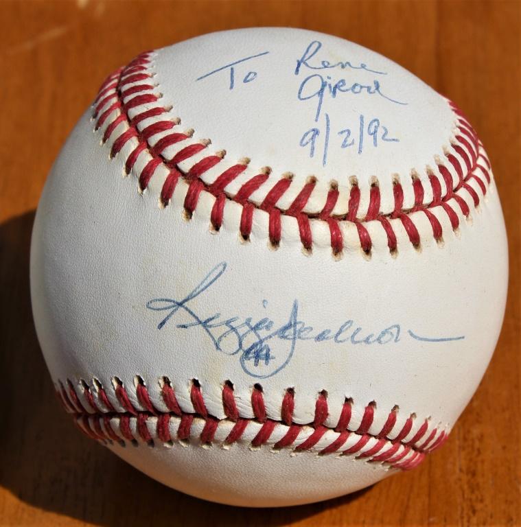 Reggie Jackson signed baseball (1 of 4)