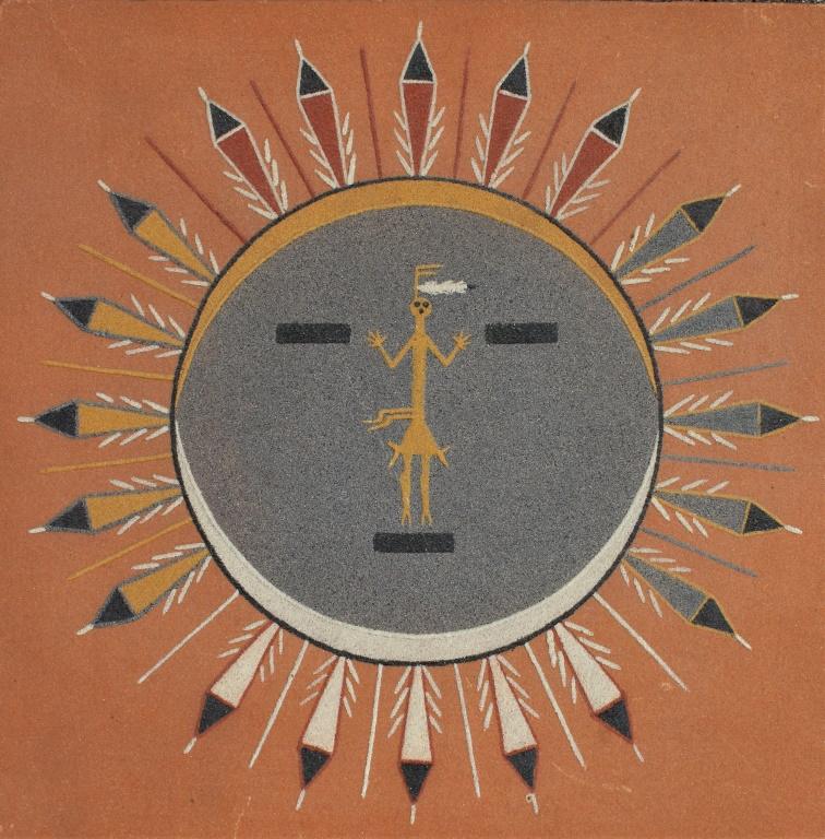 Wilson price, Navajo sand painting (1 of 3)